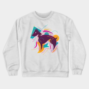 abstract dog Crewneck Sweatshirt